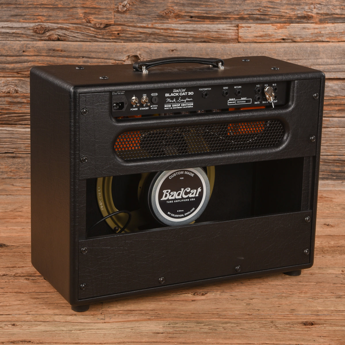 Bad Cat Mod Shop Mark Sampson Designed Black Cat 30 30-Watt 1x12" Guitar Combo Amp Amps / Guitar Amps / Guitar Cabinets