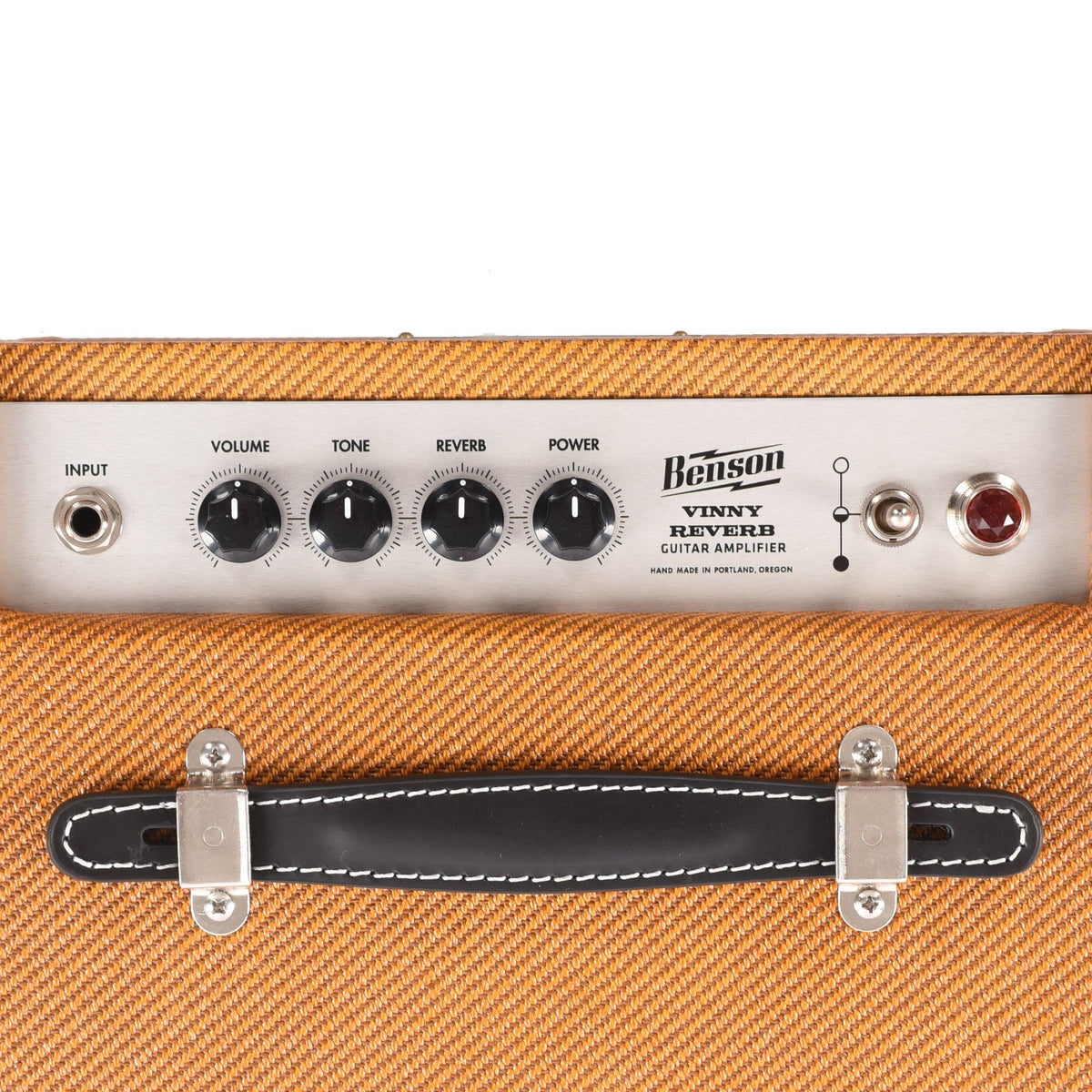 Benson Vinny Reverb 1x10 Combo Amp Tweed w/ Oxblood Grill Amplifiers