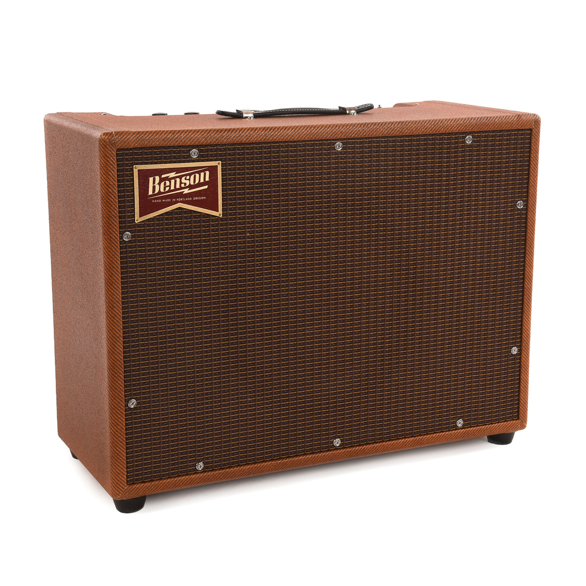 Benson Monarch Reverb Plus 15w 1x12 Combo Amp Aged Tweed w/ Oxblood Grill Amps / Guitar Amps / Guitar Combos