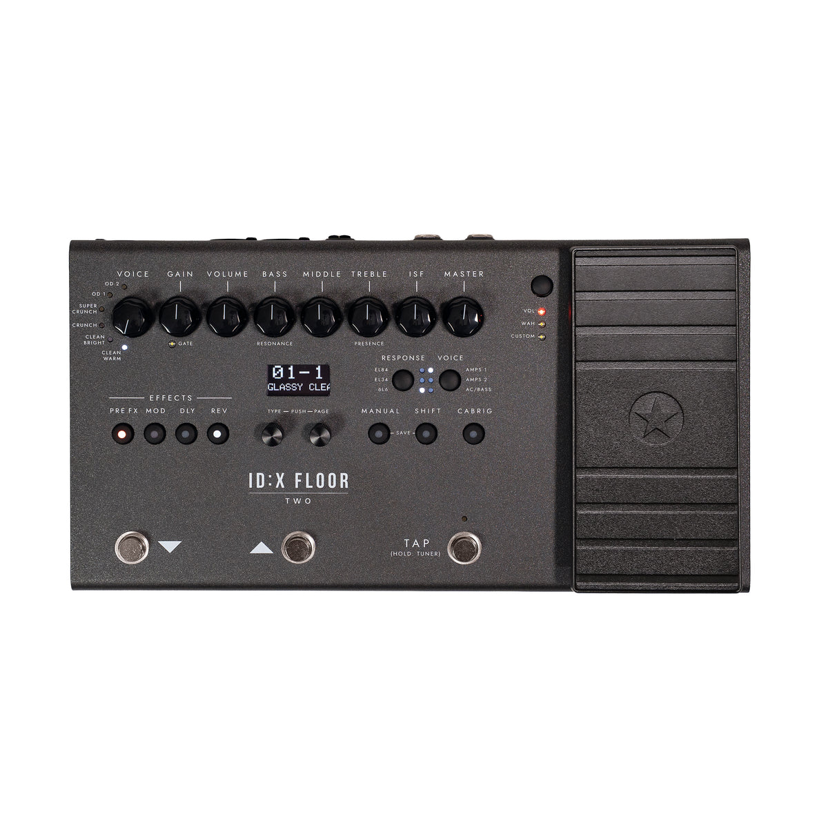 Blackstar ID:X Floor Two Advanced DSP Modeler & Multi-FX Floorboard w/ Expression Pedal Effects and Pedals / Cabinet Simulators