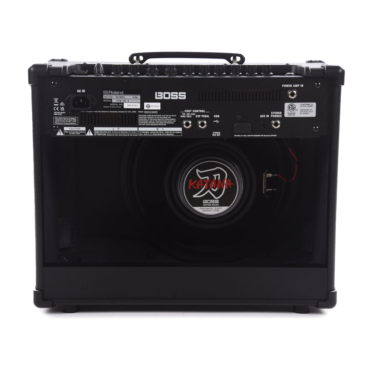 Boss Katana V3 50w 1x12" Combo Guitar Amplifier Amps / Guitar Amps / Guitar Combos