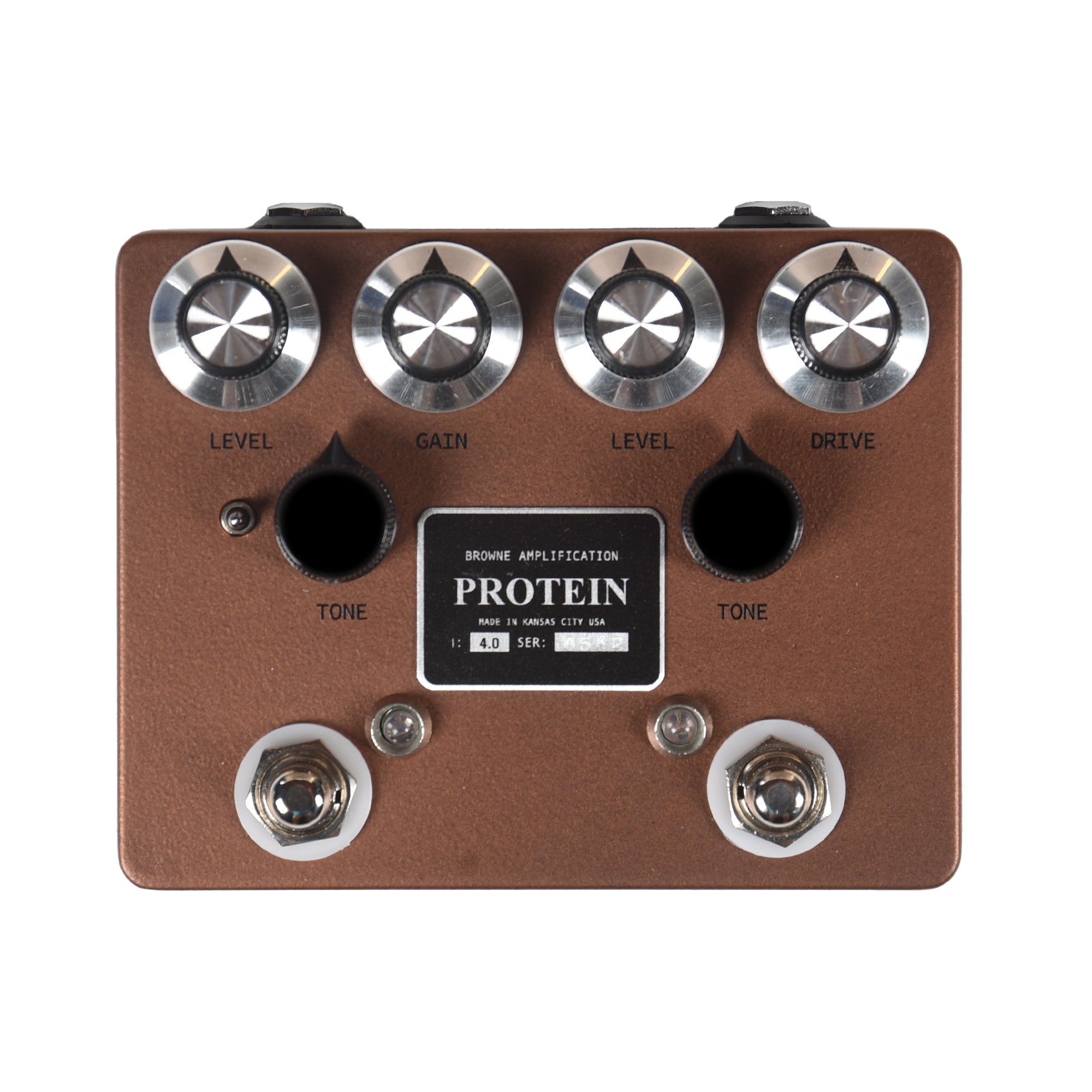Browne Amplification Protein Dual Overdrive v4 Pedal Copper Effects and Pedals / Overdrive and Boost