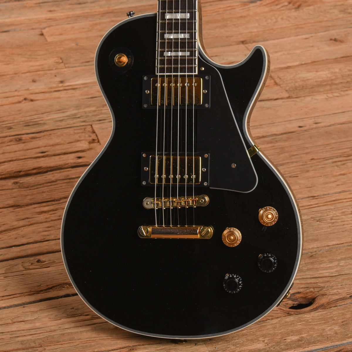 Burny RLC-80 Black Electric Guitars / Solid Body