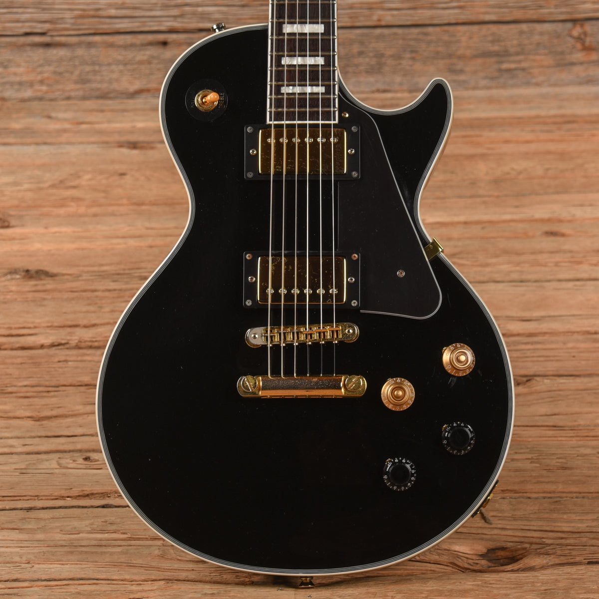Burny RLC-80 Black Electric Guitars / Solid Body