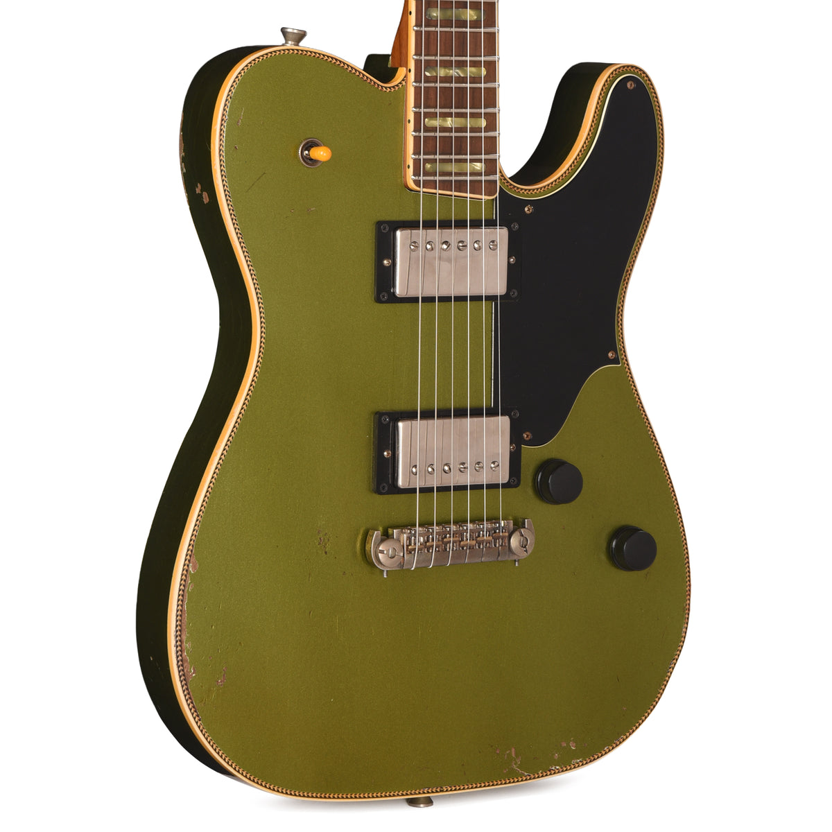 Castedosa Marianna Semi-Hollow Aged Cadillac Green Metallic/Natural Back & Sides w/TS Humbuckers