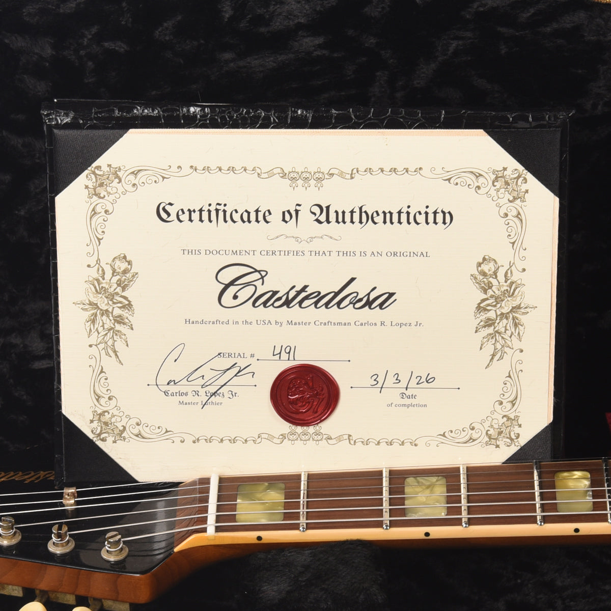 Castedosa Marianna Semi-Hollow Aged Cadillac Green Metallic/Natural Back & Sides w/TS Humbuckers