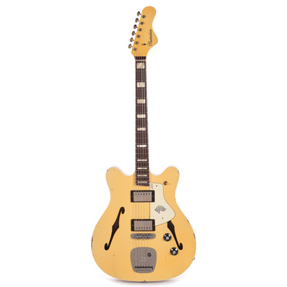 Castedosa 3511 Lobo Aged Burnt Marshmallow w/TS Humbuckers & Matching Headstock Electric Guitars / Semi-Hollow