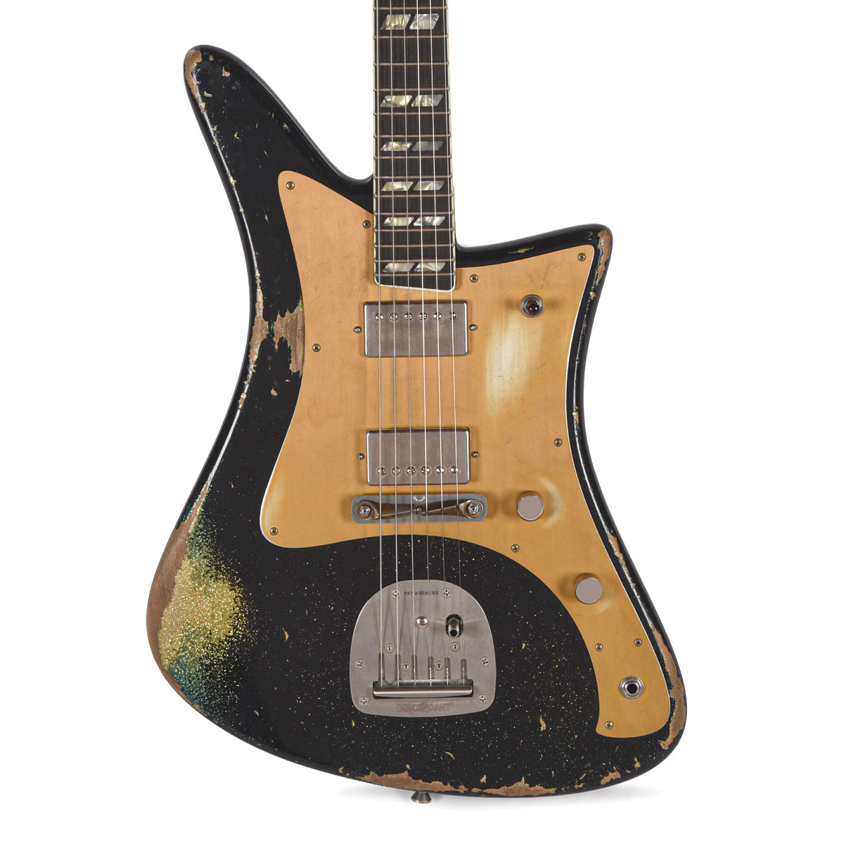 Castedosa Maravilla L-84 Standard Heavy Aged Black Over Surf Burst Electric Guitars / Solid Body