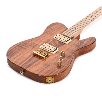 Charvel Custom Shop Special Edition Style 2 Tasmanian Blackwood/Roasted Ash w/Oil Finished Birdseye Maple Neck Electric Guitars / Solid Body
