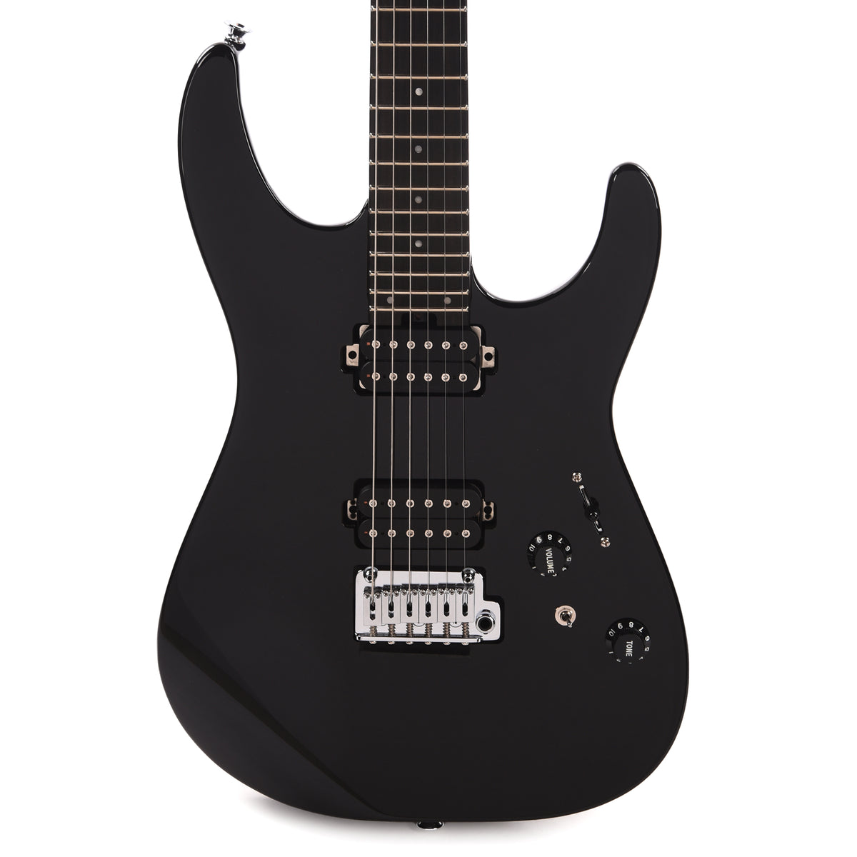 Charvel Pro-Mod DK24 HH 2PT EB Gloss Black Electric Guitars / Solid Body