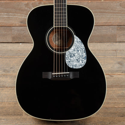 Collings OM1 Jet Black Top Doghair Back/Sides w/Pearloid Pickguard Acoustic Guitars / OM and Auditorium