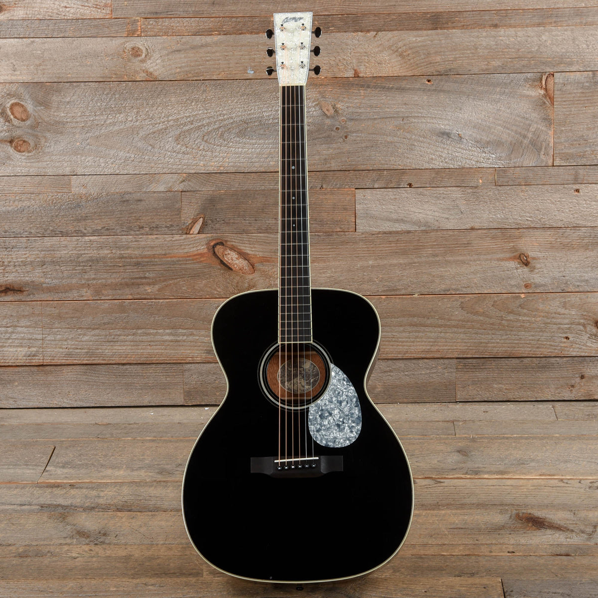 Collings OM1 Jet Black Top Doghair Back/Sides w/Pearloid Pickguard Acoustic Guitars / OM and Auditorium