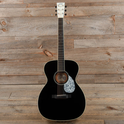 Collings OM1 Jet Black Top Doghair Back/Sides w/Pearloid Pickguard Acoustic Guitars / OM and Auditorium
