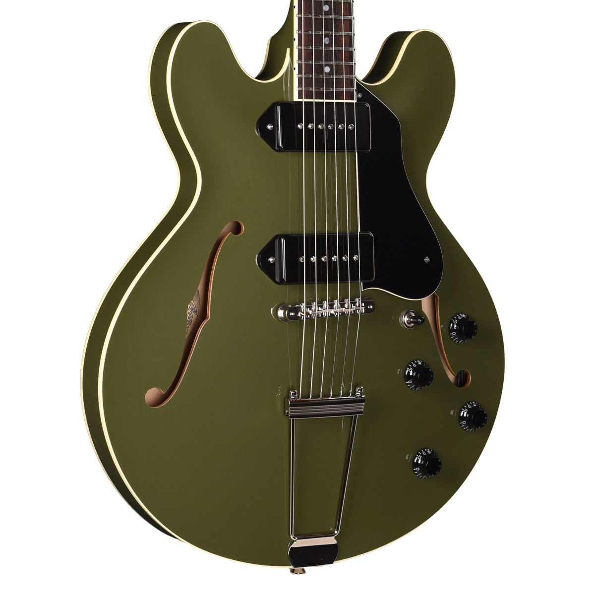 Collings I-30 LC Olive Drab w/Lollar Dog Ear P90 Pickups Electric Guitars