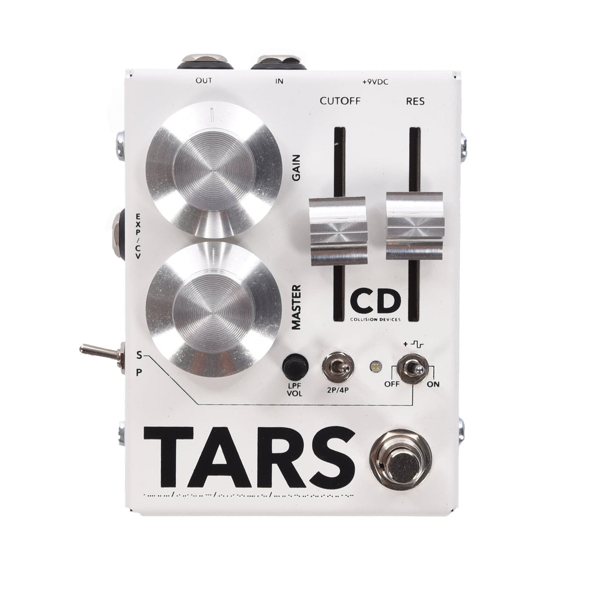 Collision Devices TARS Fuzz/Filter Pedal w/Silver Knobs Effect Pedals