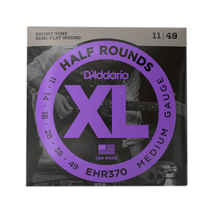 D'Addario EHR370 Half Round Medium Electric Guitar Strings 11-49 Accessories / Strings / Guitar Strings