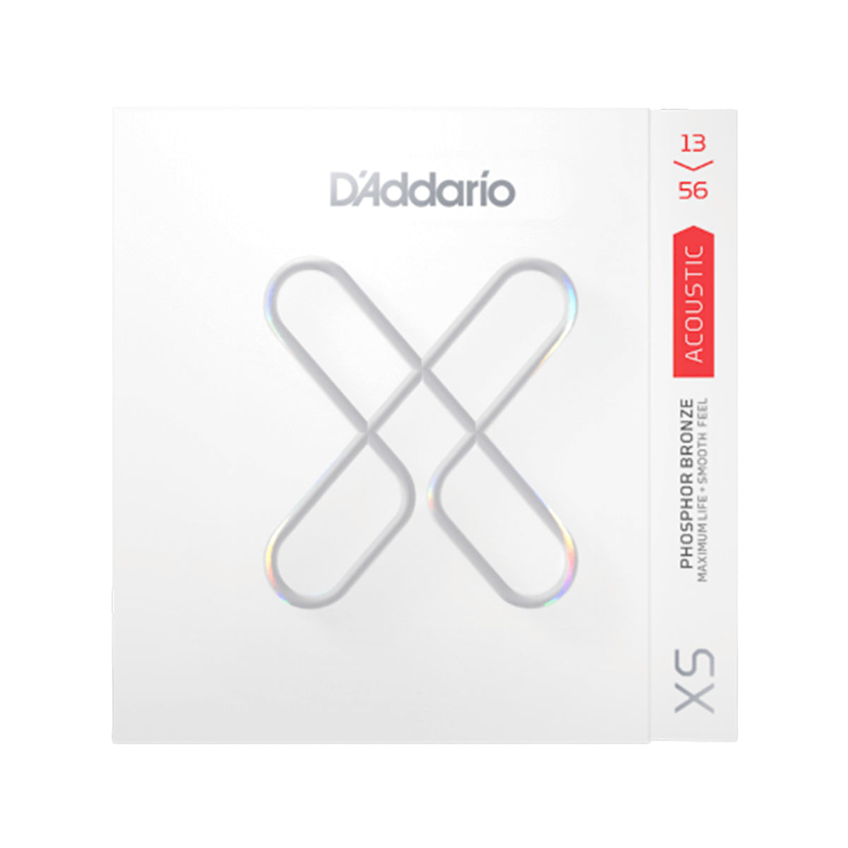 D'Addario XS Coated Acoustic Phosphor Bronze Medium 13-56 Acoustic Guitars / 12-String