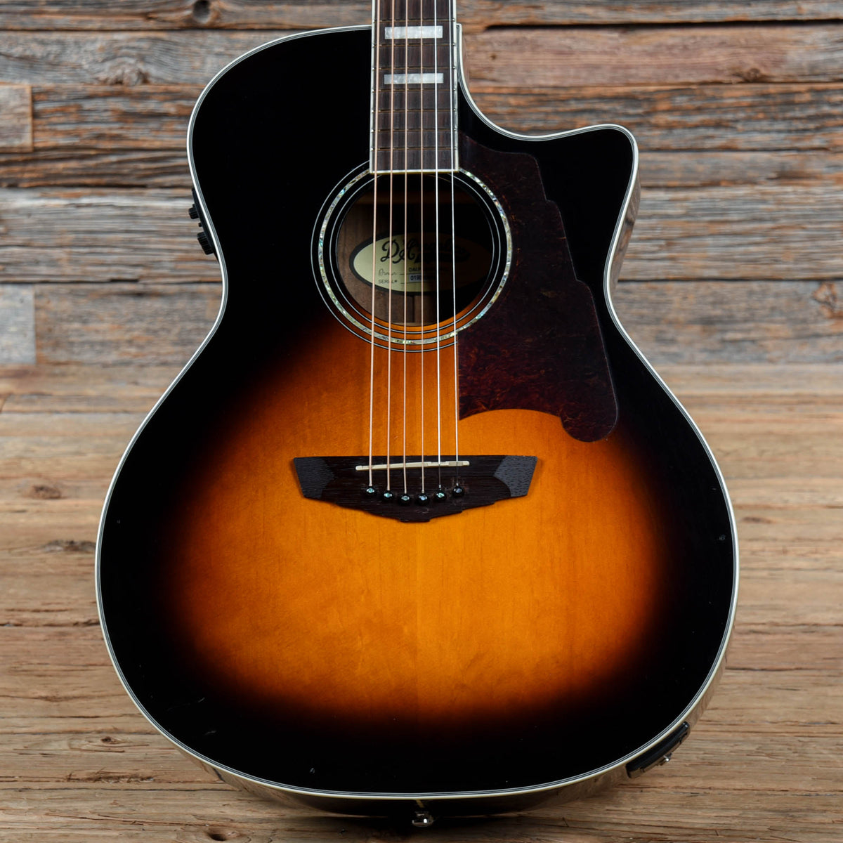 D'Angelico Premier Gramercy Custom Shop Sunburst Acoustic Guitars / Built-in Electronics