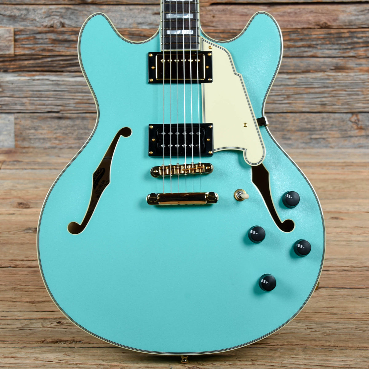 D'Angelico Deluxe Melanie Faye DC Blue 2023 Electric Guitars / Semi-Hollow