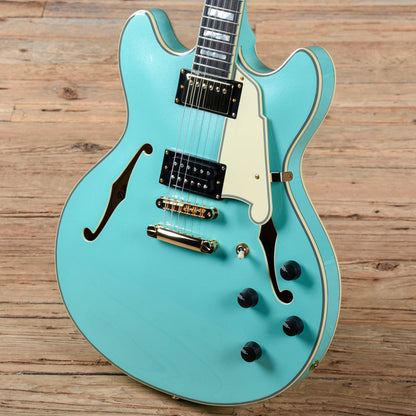 D'Angelico Deluxe Melanie Faye DC Blue 2023 Electric Guitars / Semi-Hollow