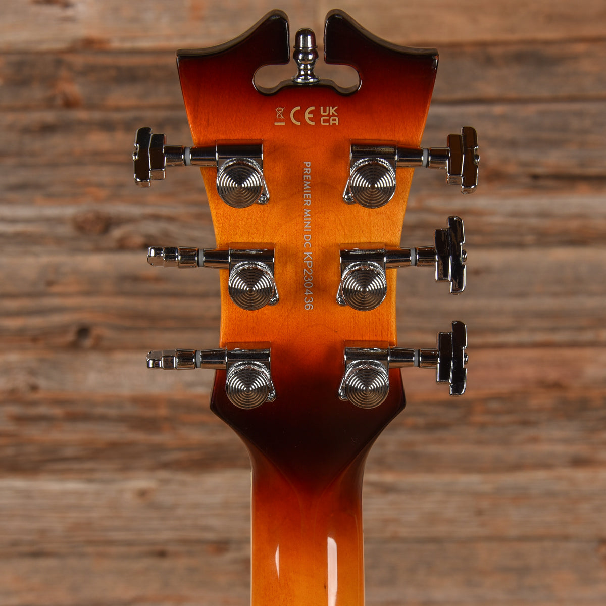 D'Angelico Premier Mini DC Sunburst Electric Guitars / Semi-Hollow