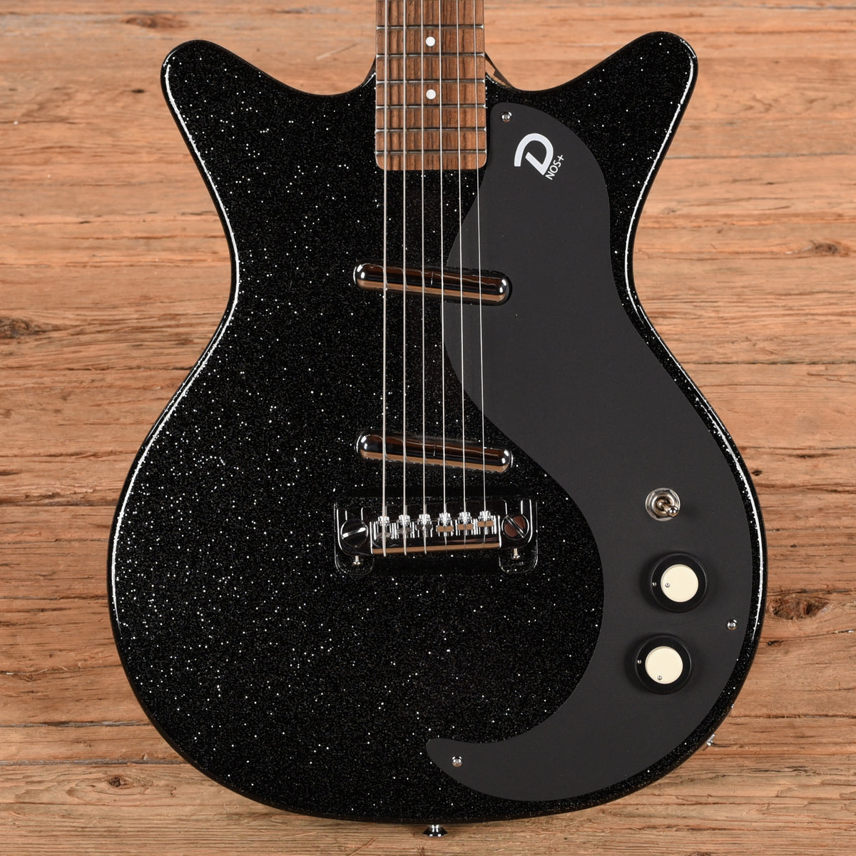 Danelectro Blackout 59M NOS+ Black Sparkle Electric Guitars