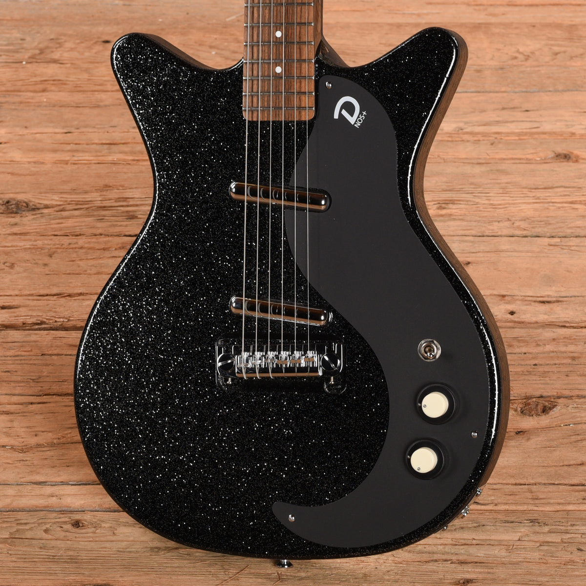 Danelectro Blackout 59M NOS+ Black Sparkle Electric Guitars