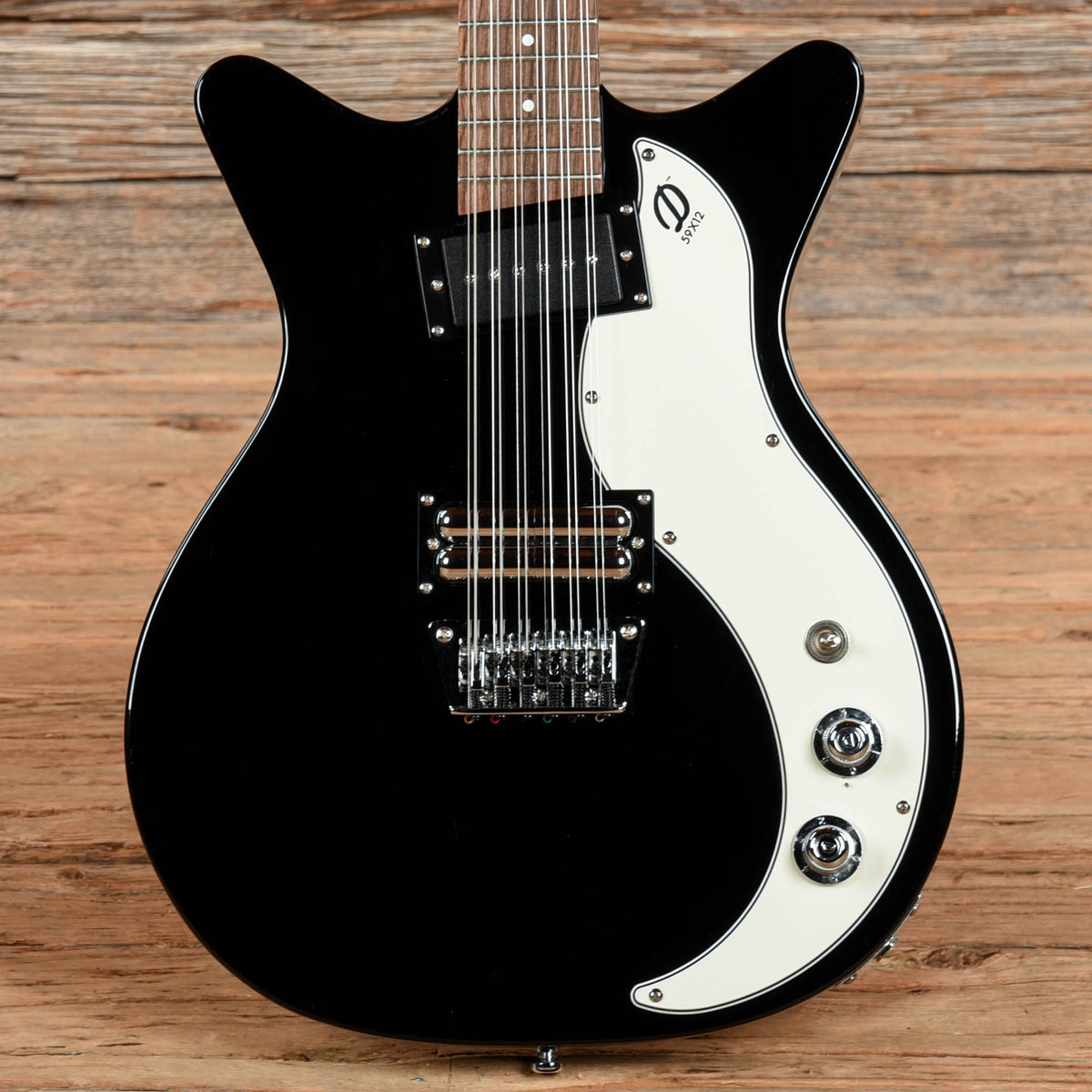 Danelectro 59X-12 Black Electric Guitars / Solid Body