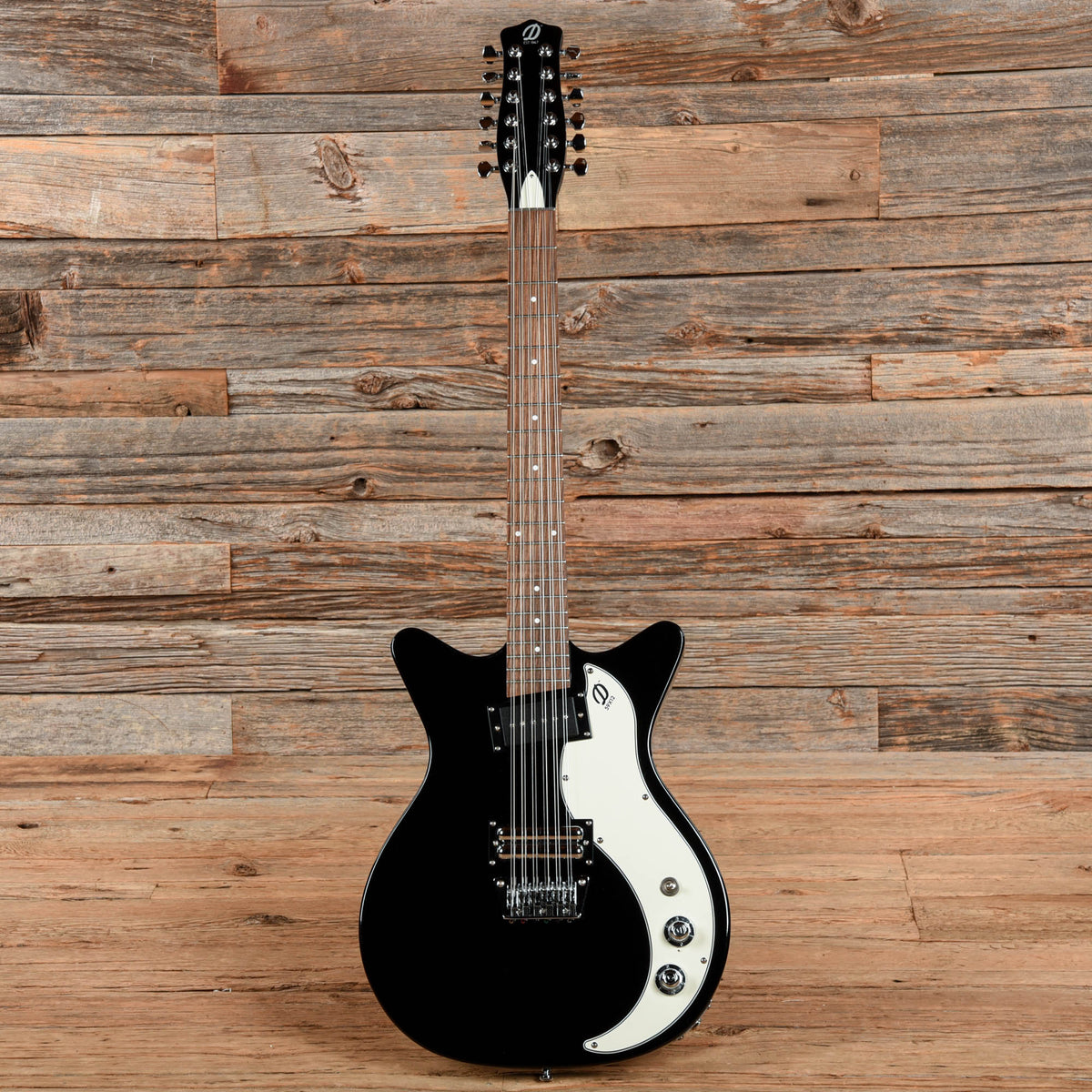 Danelectro 59X-12 Black Electric Guitars / Solid Body