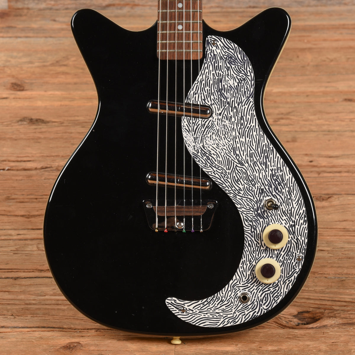 Danelectro Stock '59 DC Black Electric Guitars / Solid Body