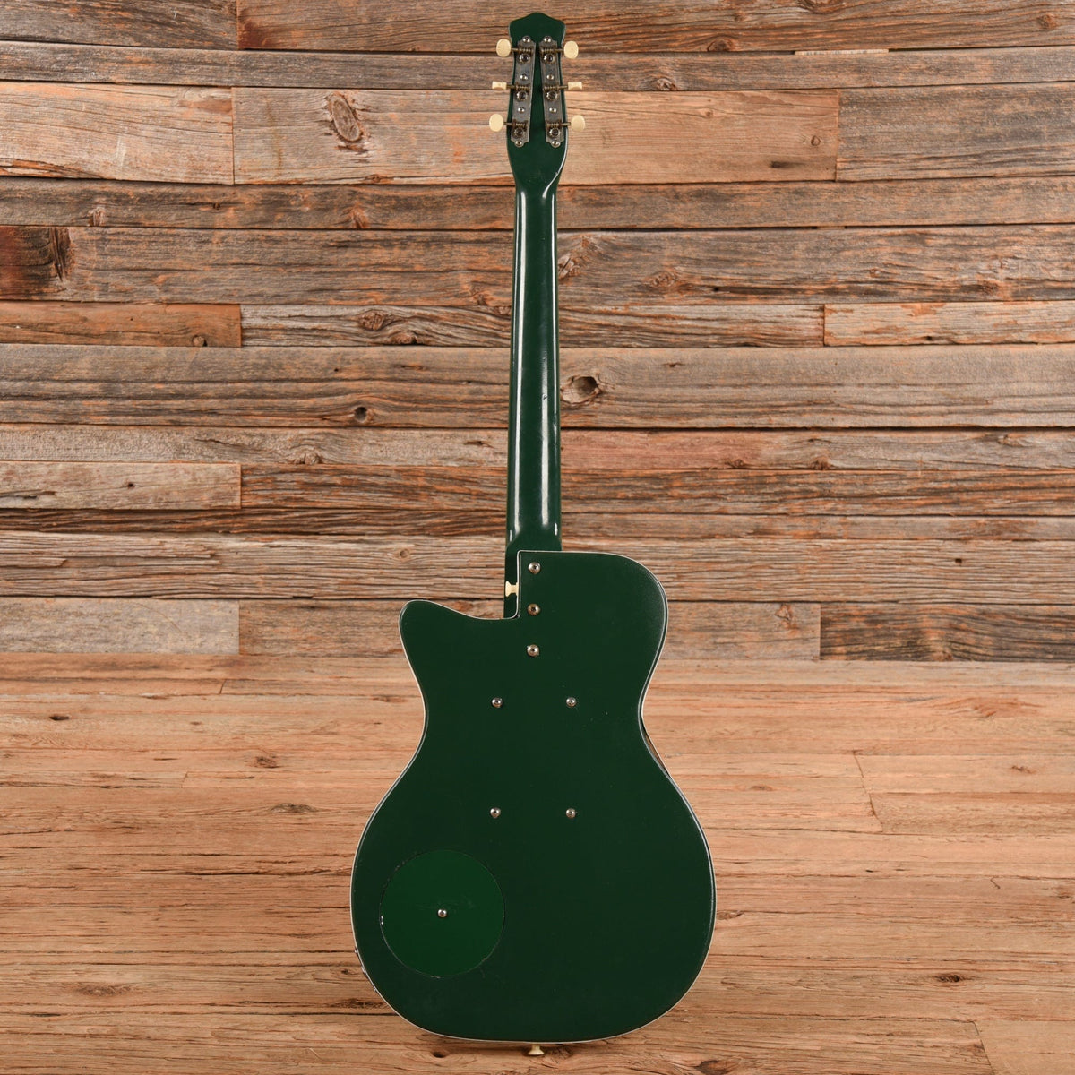 Danelectro U-2 Green Refin 1950s Electric Guitars / Solid Body