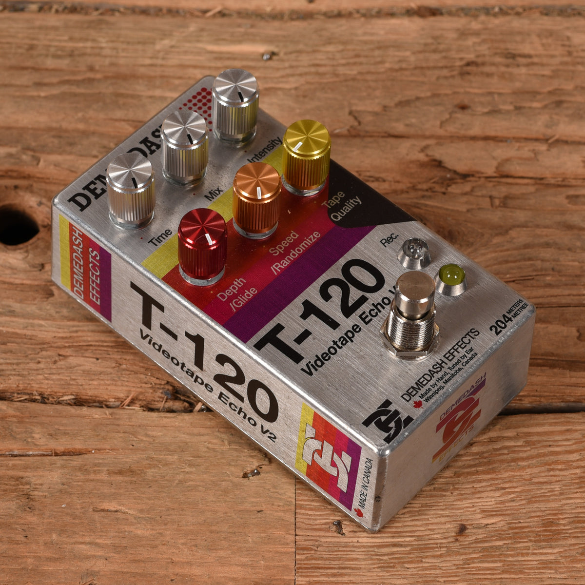 Demedash Effects T-120 Videotape Echo V2 Effect Pedals
