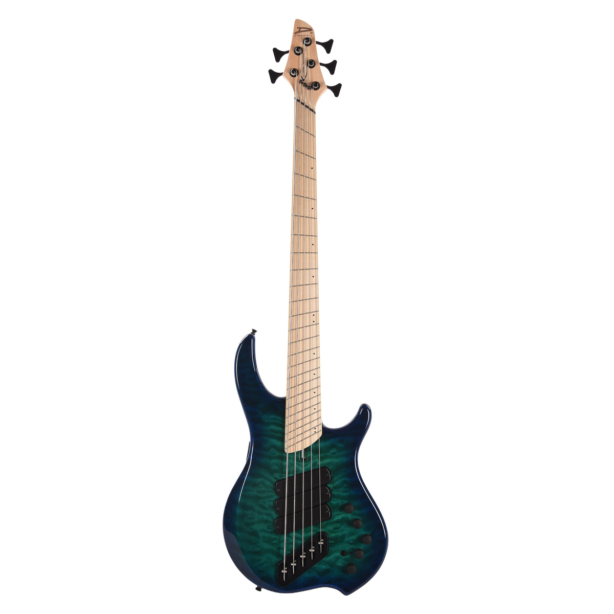 Dingwall Combustion 5-String Swamp Ash/Quilted Maple Whale Pool Burst Bass Guitars / 5-String or More