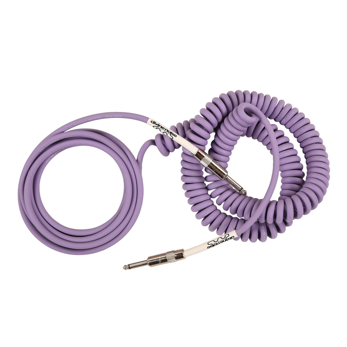 Divine Noise 50/50 Instrument Cable 30' Straight/Straight Lavender Haze Accessories / Cables