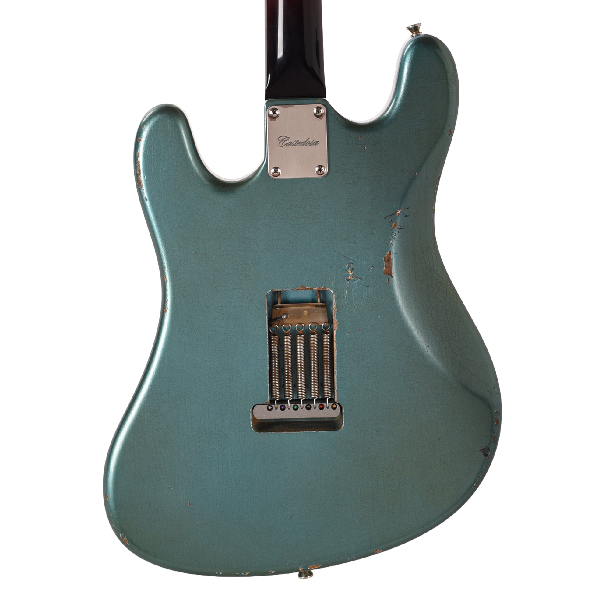 Castedosa Limited Edition Fam Built El Caballo Prototype #5 Lake Placid Blue Light Aged Electric Guitars
