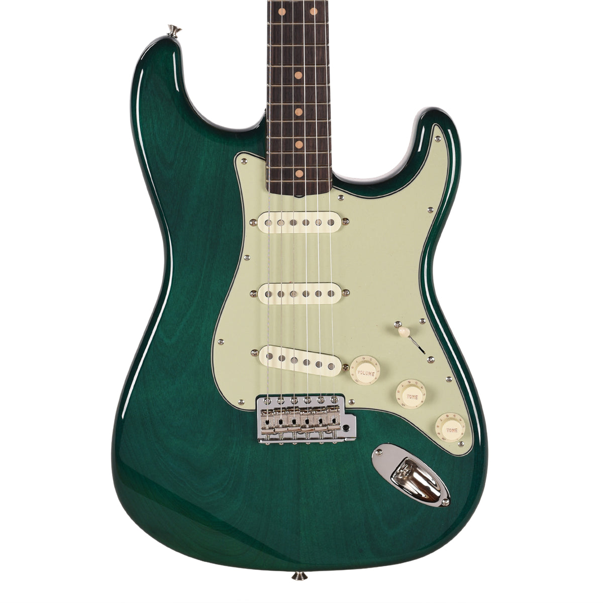 Fender Custom Shop 1960 Stratocaster "Chicago Special" NOS Super Aged Teal Green Metallic Electric Guitars