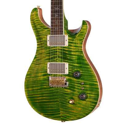 PRS Wood Library McCarty Tremolo Flame 10-Top Emerald w/"408" Switching, Natural Back & Stained Neck Electric Guitars
