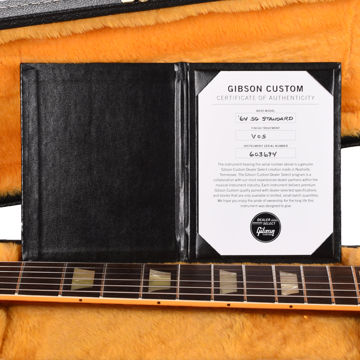 Gibson Custom Shop 1964 SG Standard "CME Spec" True Historic Red Aniline Dye VOS Electric Guitars