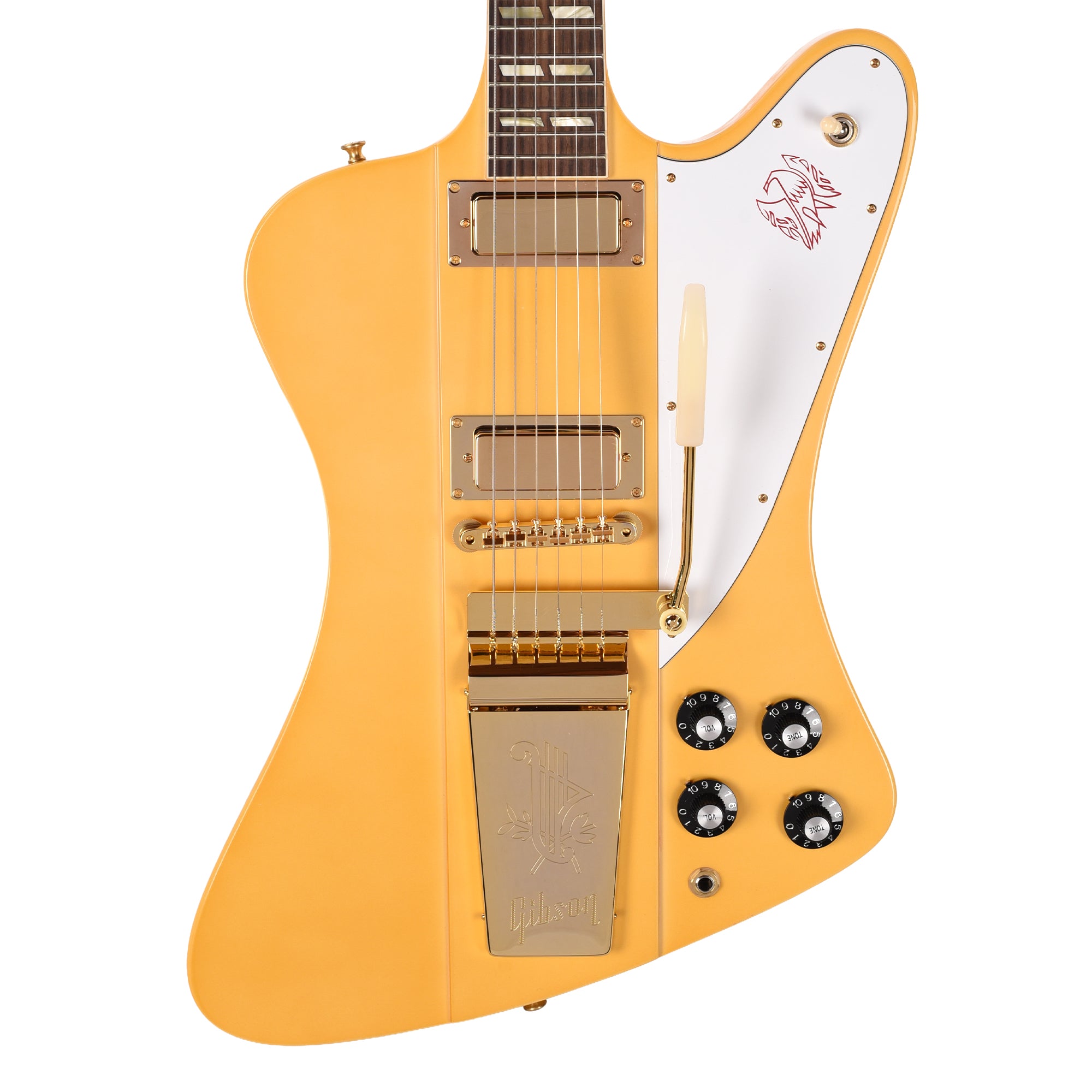 Gibson Custom Shop 1963 Firebird V Heavy Antique White VOS w/Maestro
