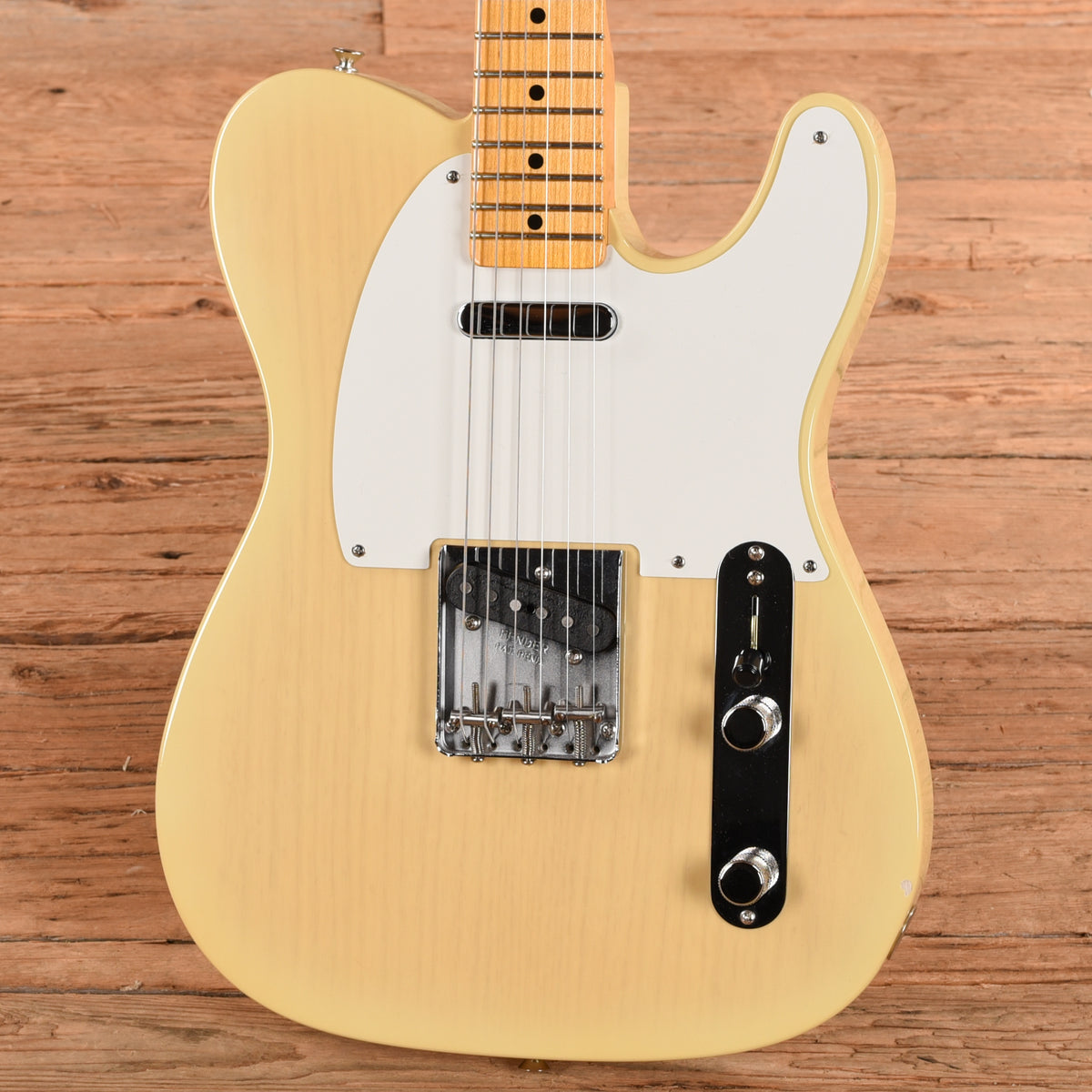 Fender Custom Shop 1955 Telecaster "Chicago Special" NOS Super Faded Nocaster Blonde Electric Guitars