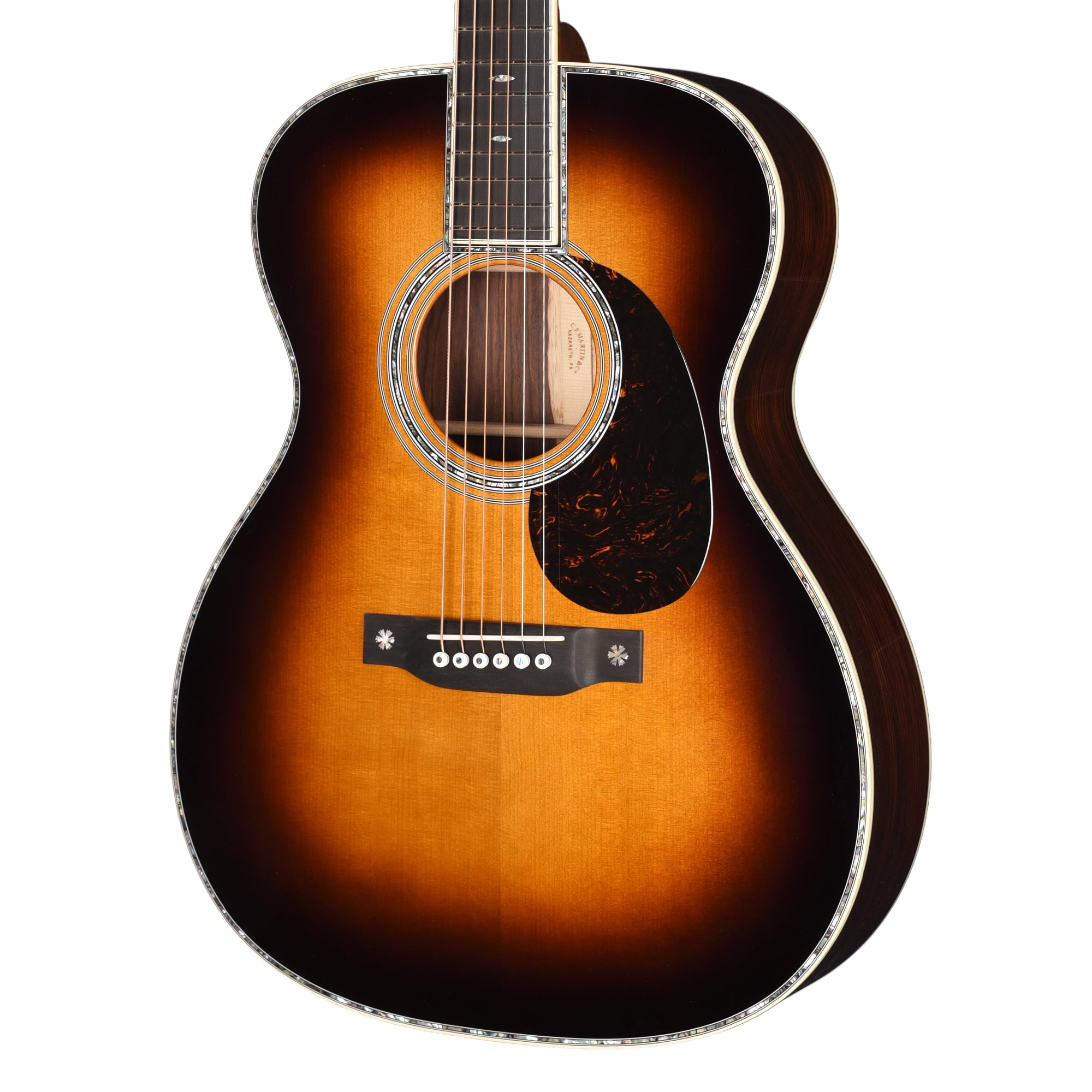 Martin Custom Shop OM-42 Style Auditorium Adirondack Spruce VTS/Guatemalan Rosewood 1935 Sunburst