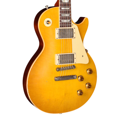 Gibson Custom Shop Murphy Lab 1958 Les Paul Standard Reissue Lemon Burst Light Aged Electric Guitars