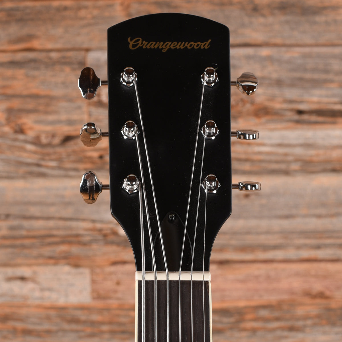 Orangewood Juniper II Baritone Black Live Rubber Bridge Acoustic-Electric Guitar Matte Black Acoustic Guitars