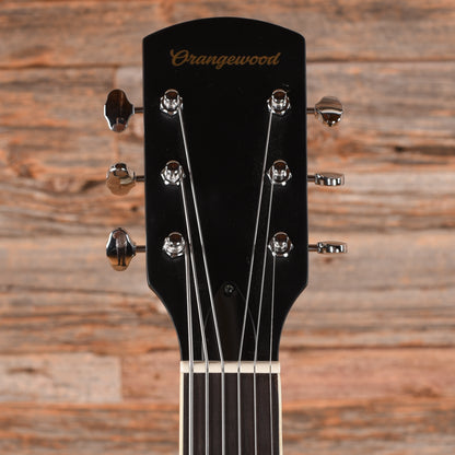 Orangewood Juniper II Baritone Black Live Rubber Bridge Acoustic-Electric Guitar Matte Black Acoustic Guitars