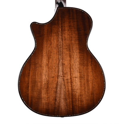 Taylor Next Generation Builder's Edition K24ce Grand Auditorium Figured Hawaiian Koa Kona Burst w/Claria Pickup Acoustic Guitars
