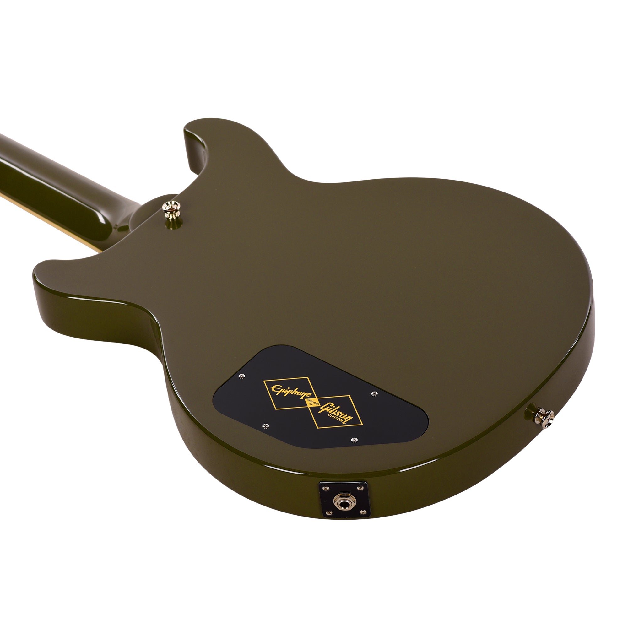 Epiphone Inspired by Gibson Custom 1960 Les Paul Special Double Cut Reissue Olive Drab w/Gibson Custom Underwound P-90 Soapbars Electric Guitars