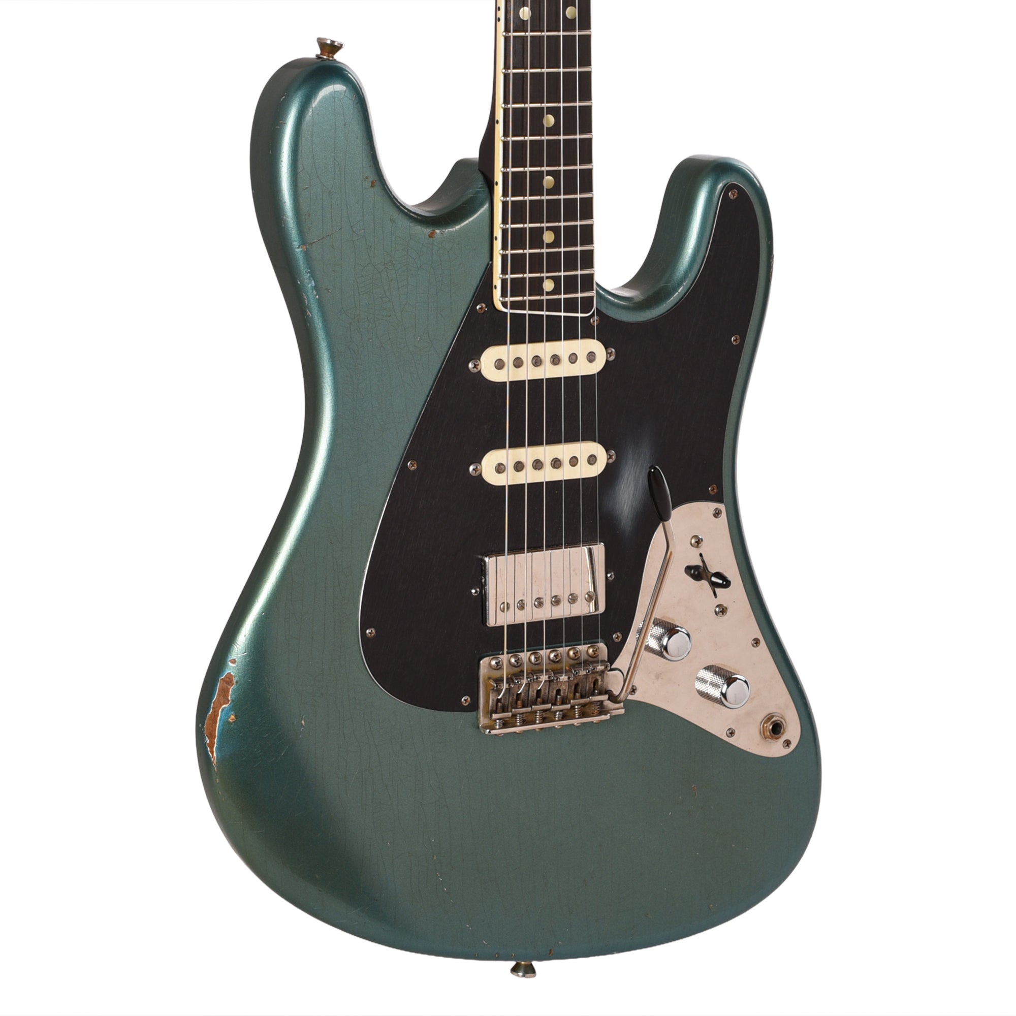 Castedosa Limited Edition Fam Built El Caballo Prototype #5 Lake Placid Blue Light Aged Electric Guitars