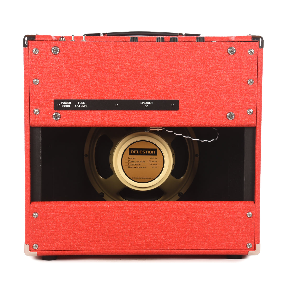 Dr. Z Z-28 MKII 1x12 Guitar Amp Combo Red w/ Blackout Grill & Creamback Amplifiers