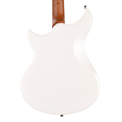Dunable Cyclops DE Matte White Pearl w/ White Flame Neck Electric Guitars
