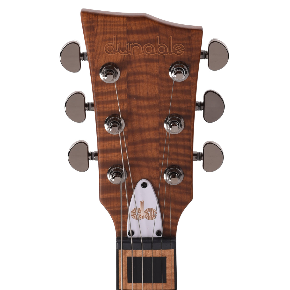 Dunable Cyclops DE Matte White Pearl w/ White Flame Neck Electric Guitars